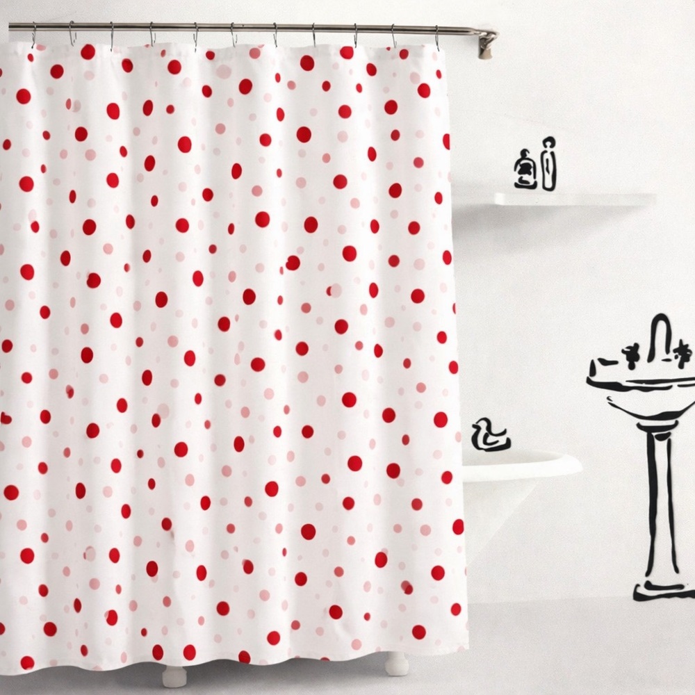 Kate Spade New York Shower Curtain, Pop Dots